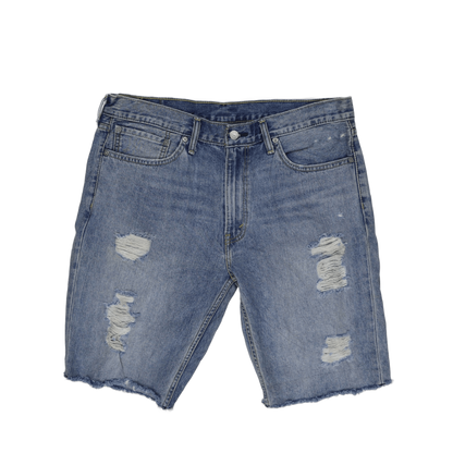 Levi's 511 Distressed Denim Shorts Blue W36 100 Cotton Men's