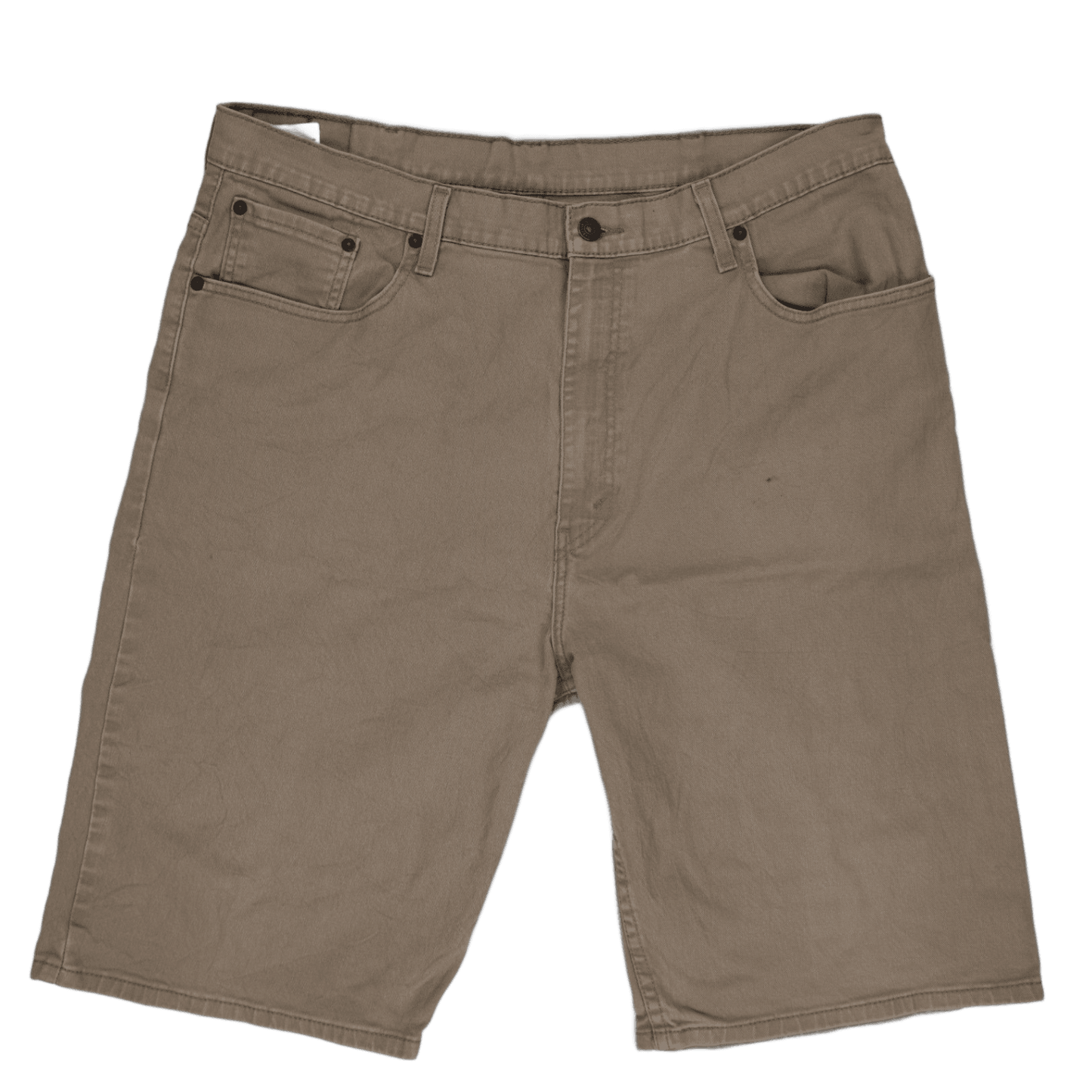 Levi Strauss & Co 569 Loose Fit Chino Shorts Beige Size 38 Cotton Blend