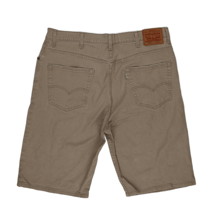 Levi Strauss & Co 569 Loose Fit Chino Shorts Beige Size 38 Cotton Blend