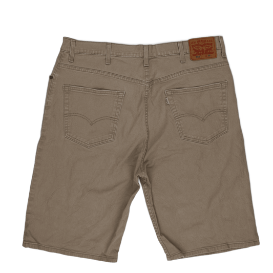 Levi Strauss & Co 569 Loose Fit Chino Shorts Beige Size 38 Cotton Blend
