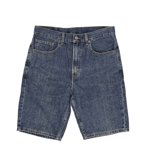 Levi's 505 Regular Fit Denim Shorts Blue W32 100% Cotton Vintage