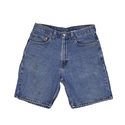 Levi's 550 Relaxed Fit Vintage Denim Shorts Blue W32 100% Cotton