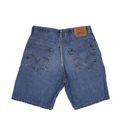 Levi's 550 Relaxed Fit Vintage Denim Shorts Blue W32 100% Cotton