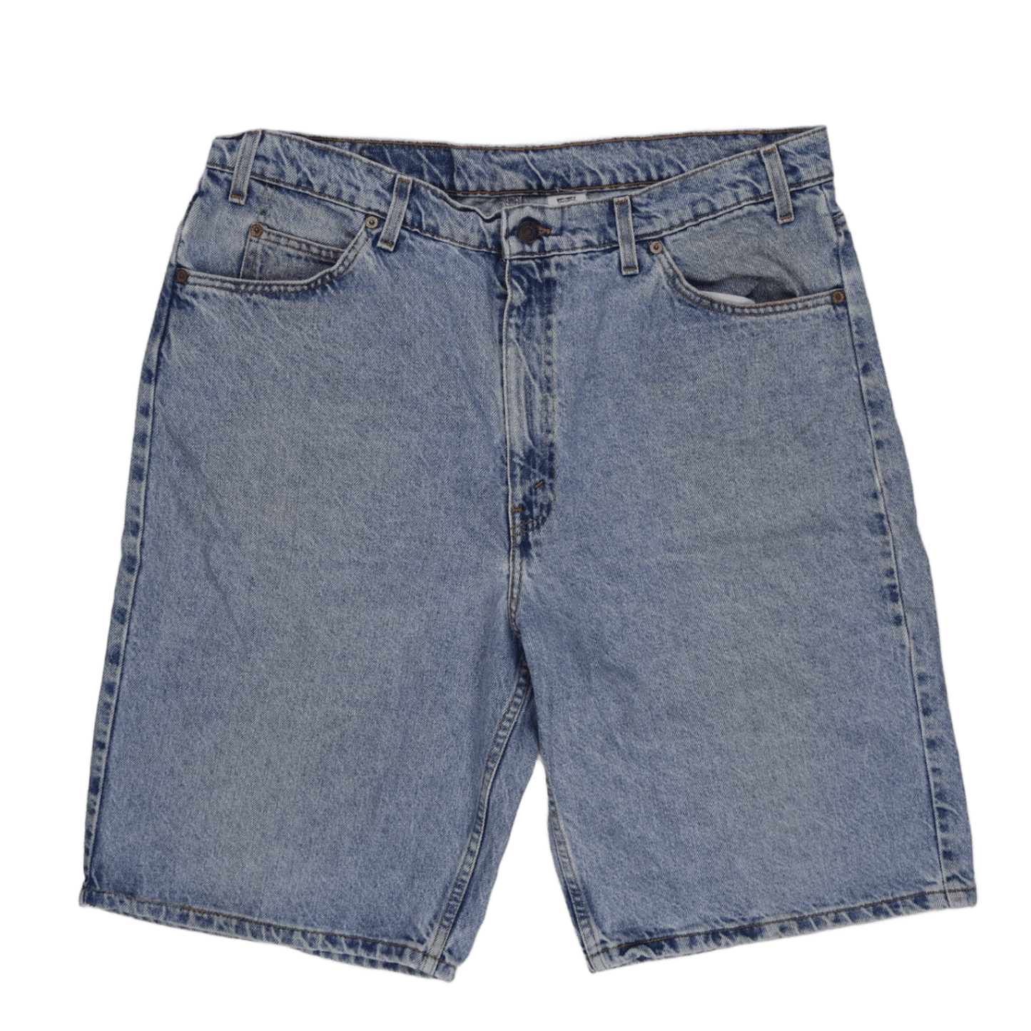 Levi's 550 Relaxed Fit Denim Shorts Light Blue W40 Cotton Vintage