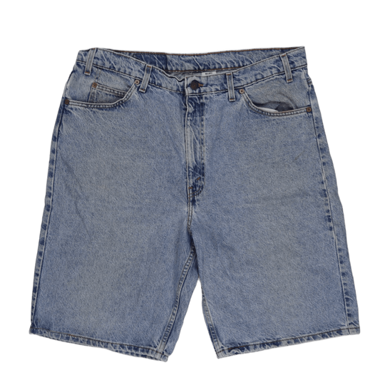 Levi's 550 Relaxed Fit Denim Shorts Light Blue W40 Cotton Vintage