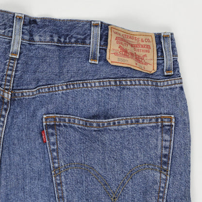 Levi's 550 Relaxed Fit Denim Shorts Blue W38 100% Cotton Vintage