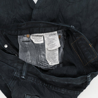Levi's 501 Original Fit Black Denim Shorts W30 100% Cotton Vintage