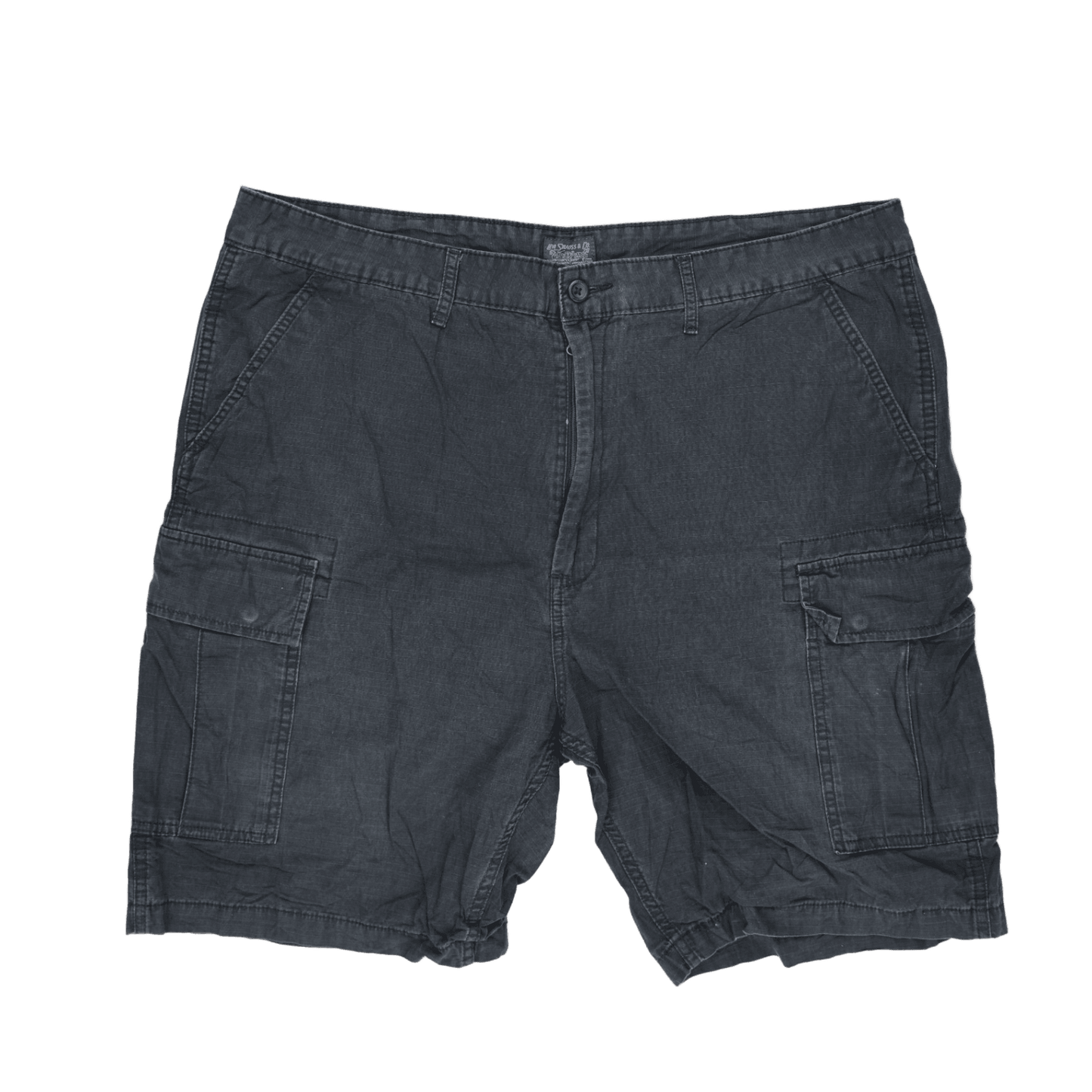 Levi's Black Cargo Shorts 36 Inch Waist 28 cm Inseam Cotton Men's Clothing