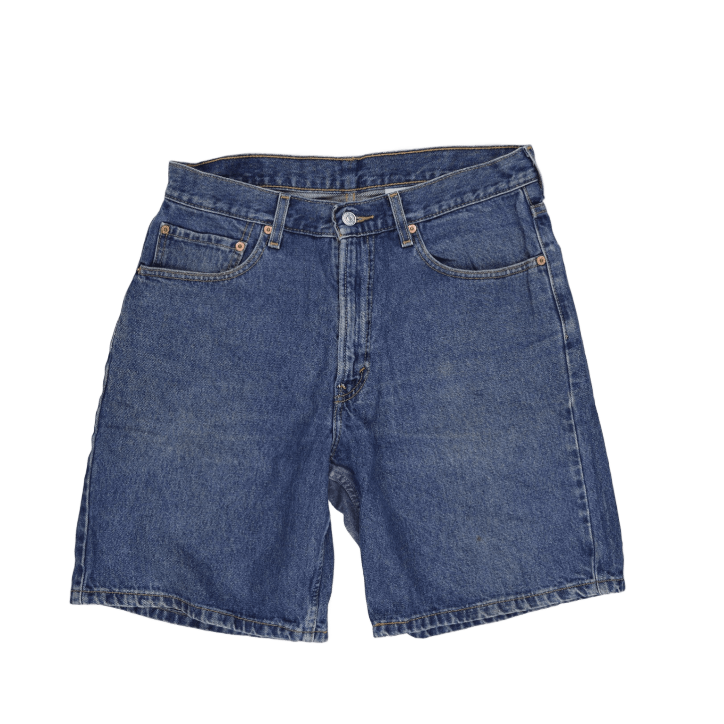Levi's 550 Relaxed Fit Vintage Denim Shorts Blue W33 L 100% Cotton