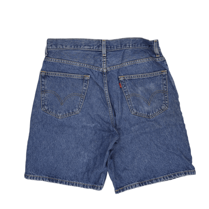 Levi's 550 Relaxed Fit Vintage Denim Shorts Blue W33 L 100% Cotton