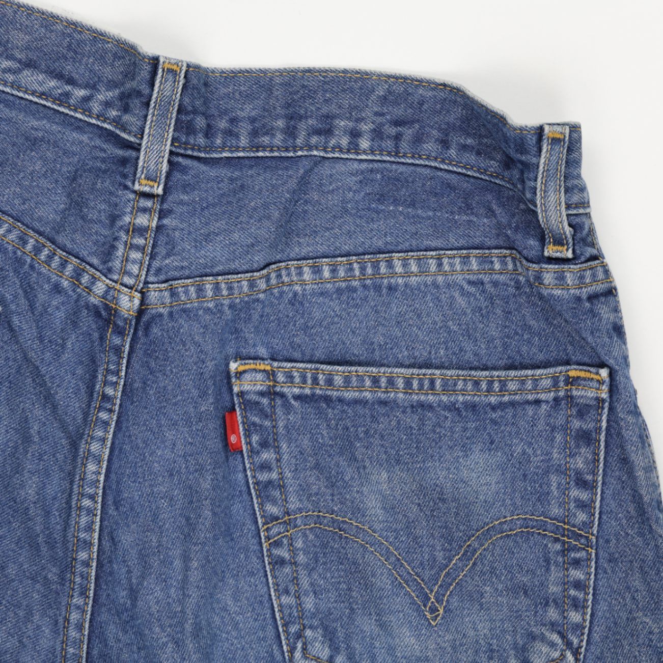 Levi's 550 Relaxed Fit Vintage Denim Shorts Blue W33 L 100% Cotton