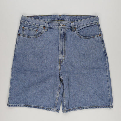 Levi's 550 Relaxed Fit Denim Shorts Vintage Blue W38 100 Percent Cotton