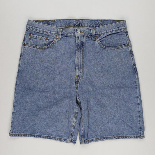 Levi's 550 Relaxed Fit Denim Shorts Vintage Blue W38 100 Percent Cotton