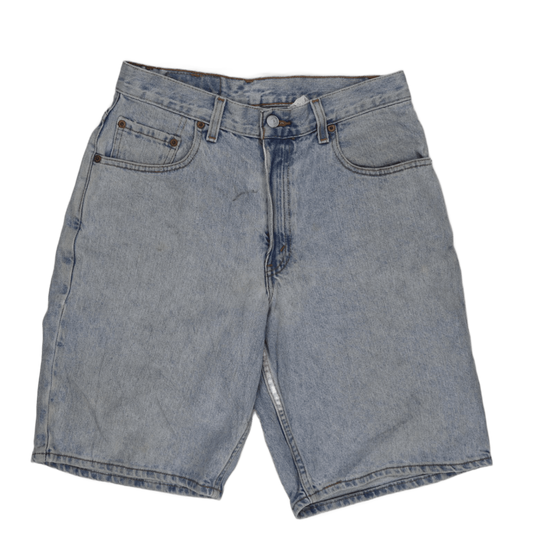 Levi's 560 Loose Fit Vintage Denim Shorts Light Blue Size 30 Cotton Denim