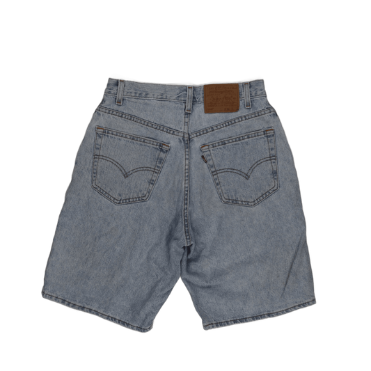 Levi's 560 Loose Fit Vintage Denim Shorts Light Blue Size 30 Cotton Denim