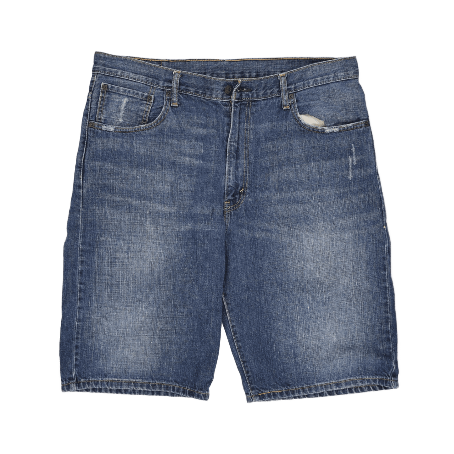 Levi's 569 Loose Fit Denim Shorts Blue W36 Cotton Vintage Very Good