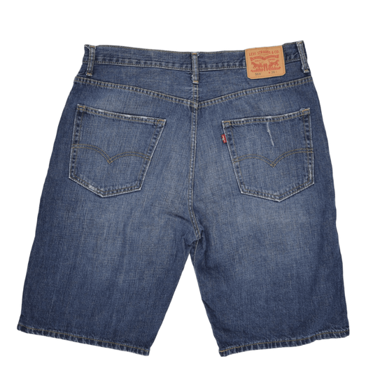 Levi's 569 Loose Fit Denim Shorts Blue W36 Cotton Vintage Very Good