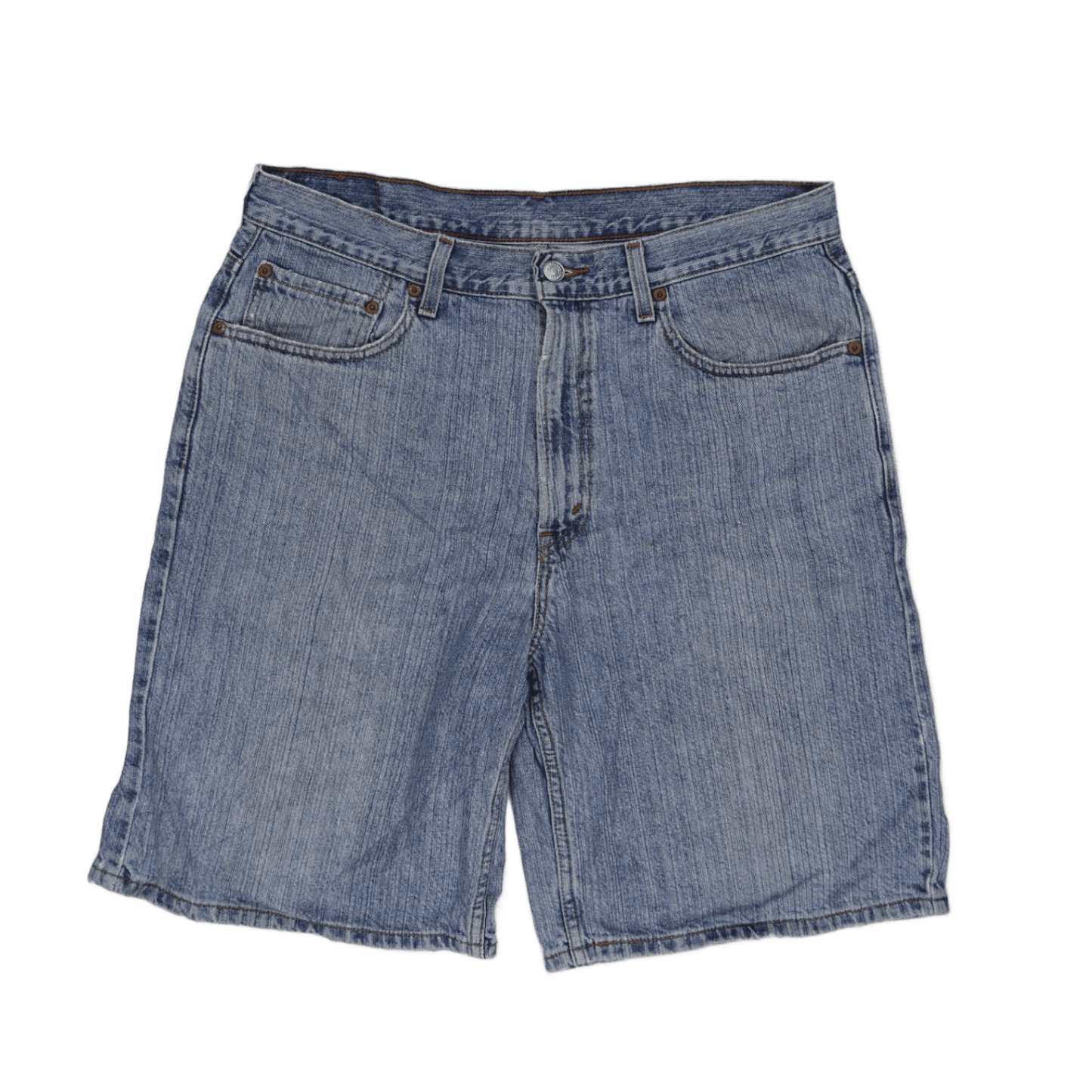 Levi's 550 Men's Relaxed Fit Denim Shorts Light Blue W34 100% Cotton Vintage