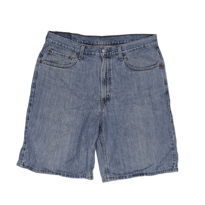 Levi's 550 Men's Relaxed Fit Denim Shorts Light Blue W34 100% Cotton Vintage