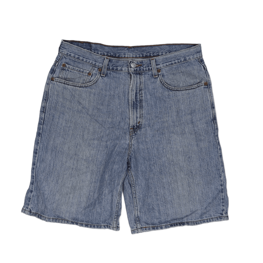Levi's 550 Men's Relaxed Fit Denim Shorts Light Blue W34 100% Cotton Vintage