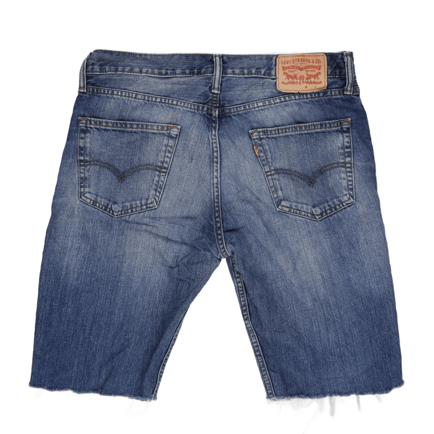 Levi's Vintage Blue Denim Shorts 34in Inseam 28cm Cotton
