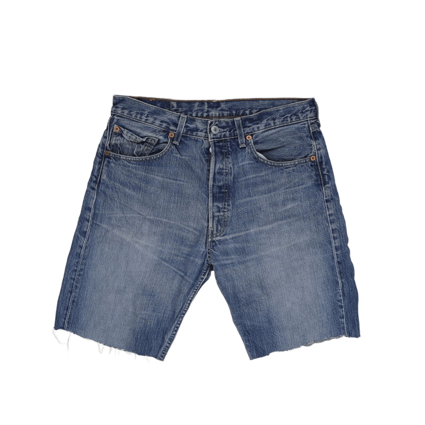 Levi's 501 Vintage Cut-Off Denim Shorts Blue W32 Cotton Denim Preloved