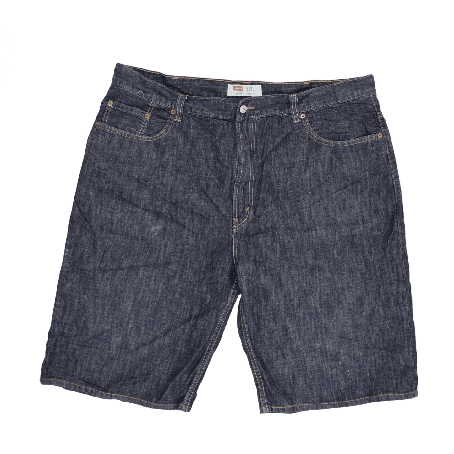 Levi's 569 Loose Fit Denim Shorts Blue W42 100% Cotton
