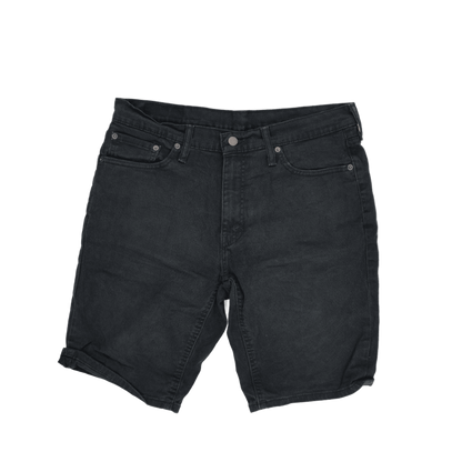 Levi's Black Denim Shorts W33 Vintage 100 Cotton Men's 9 Inch Inseam