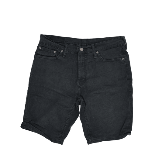 Levi's Black Denim Shorts W33 Vintage 100 Cotton Men's 9 Inch Inseam