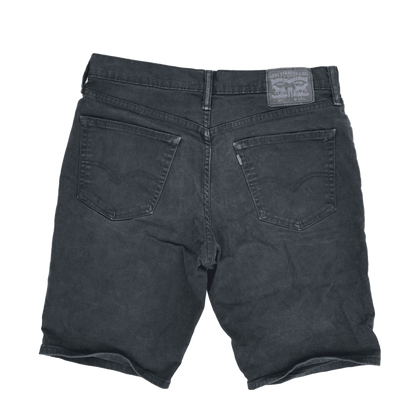 Levi's Black Denim Shorts W33 Vintage 100 Cotton Men's 9 Inch Inseam