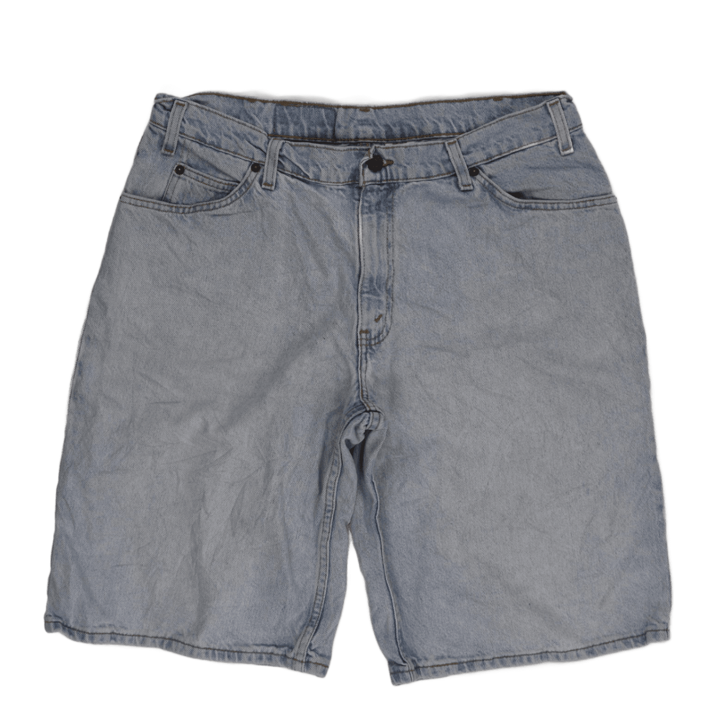 Levi's 550 Light Blue Denim Jean Shorts 33 Husky Casual Cotton Vintage