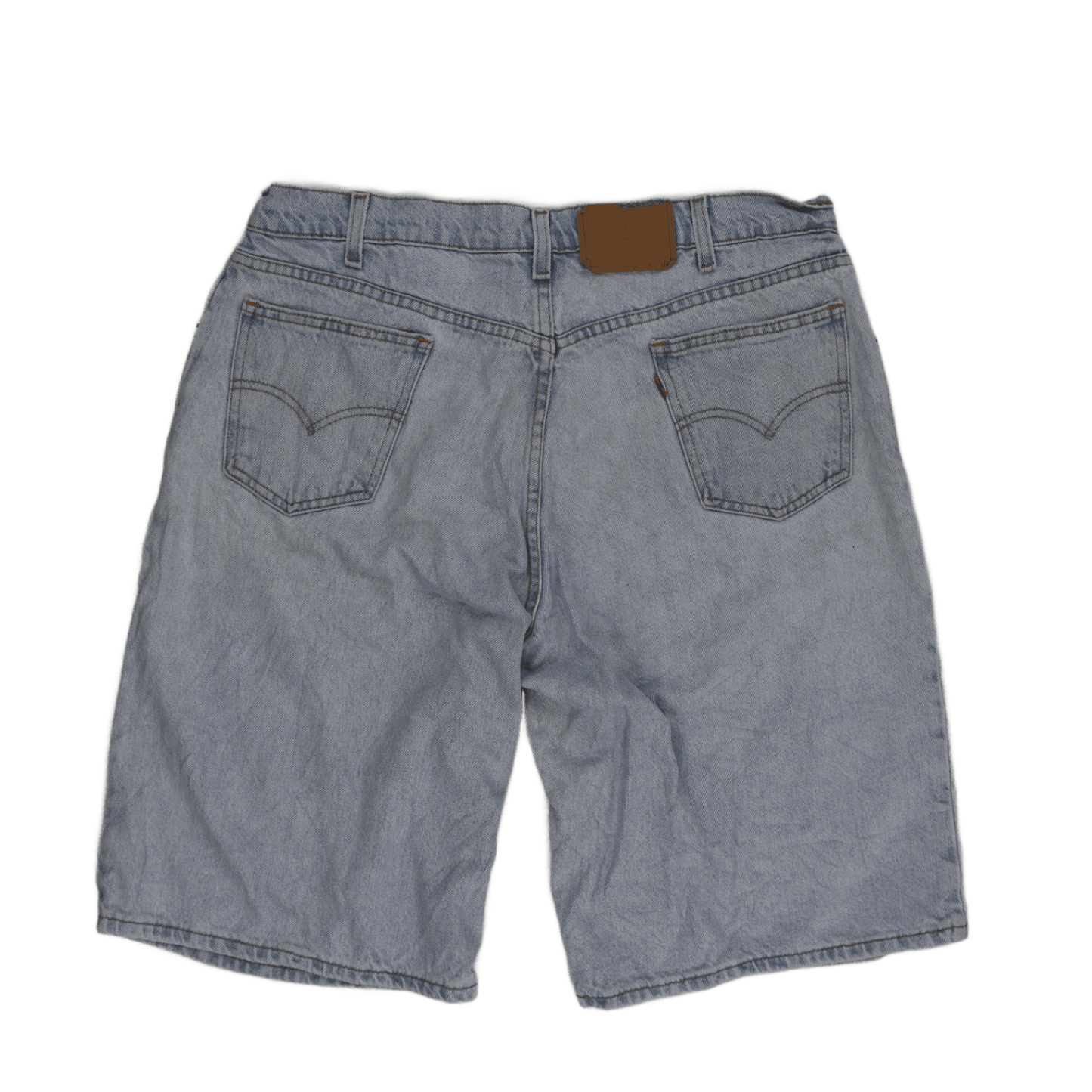 Levi's 550 Light Blue Denim Jean Shorts 33 Husky Casual Cotton Vintage
