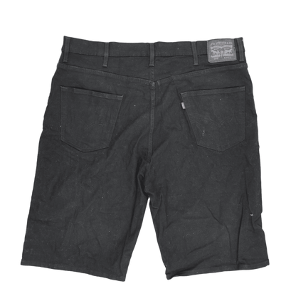 Levi's 569 Loose Fit Black Denim Shorts W40 Cotton