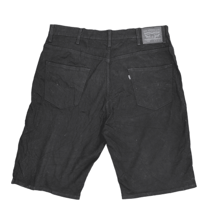 Levi's 569 Vintage Black Denim Shorts W38 Cotton for Men