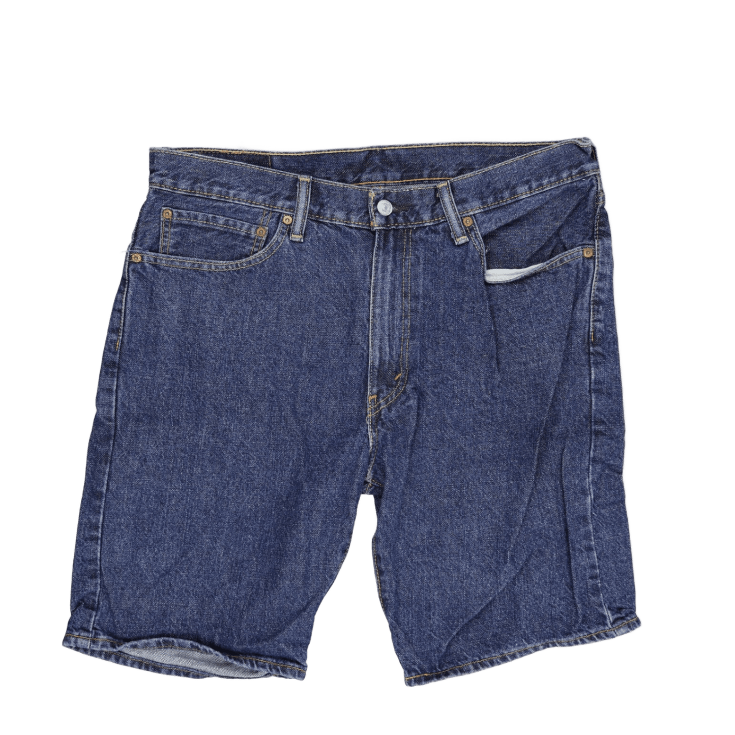 Levi's 505 Vintage Denim Shorts Blue W36 100 Cotton