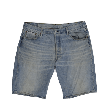 Levi's 501 Vintage Cut-Off Denim Shorts Light Blue W38 100% Cotton