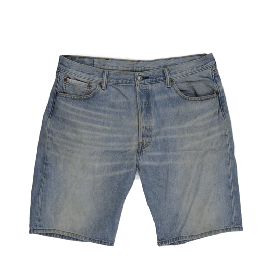 Levi's 501 Vintage Cut-Off Denim Shorts Light Blue W38 100% Cotton
