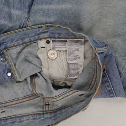 Levi's 501 Vintage Cut-Off Denim Shorts Light Blue W38 100% Cotton