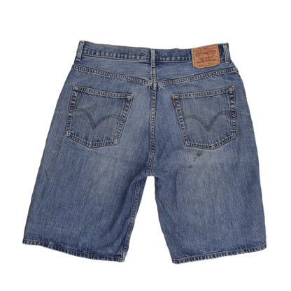 Levi's 569 Loose Fit Denim Shorts Blue W36 100% Cotton Vintage