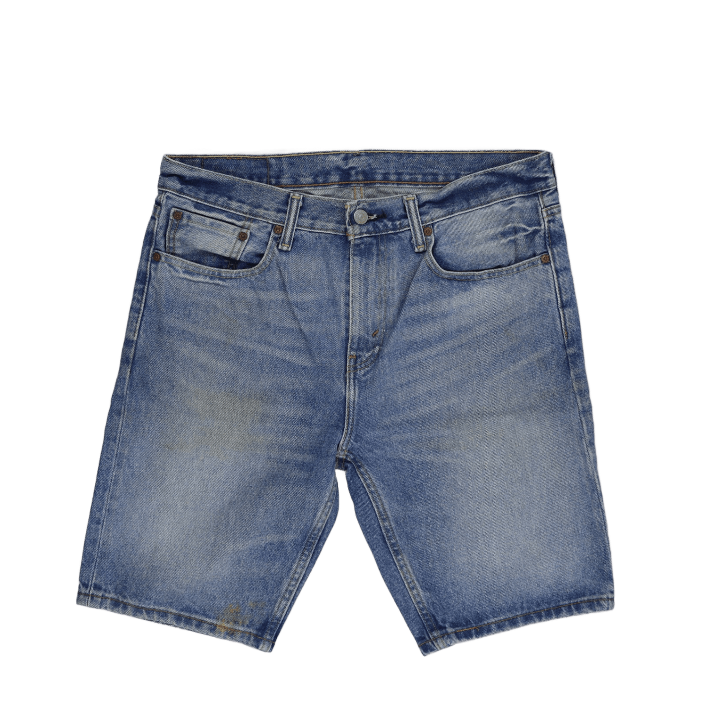 Levi's 502 Vintage Blue Denim Shorts W32 L 100% Cotton