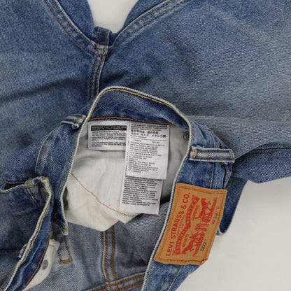 Levi's 502 Vintage Blue Denim Shorts W32 L 100% Cotton