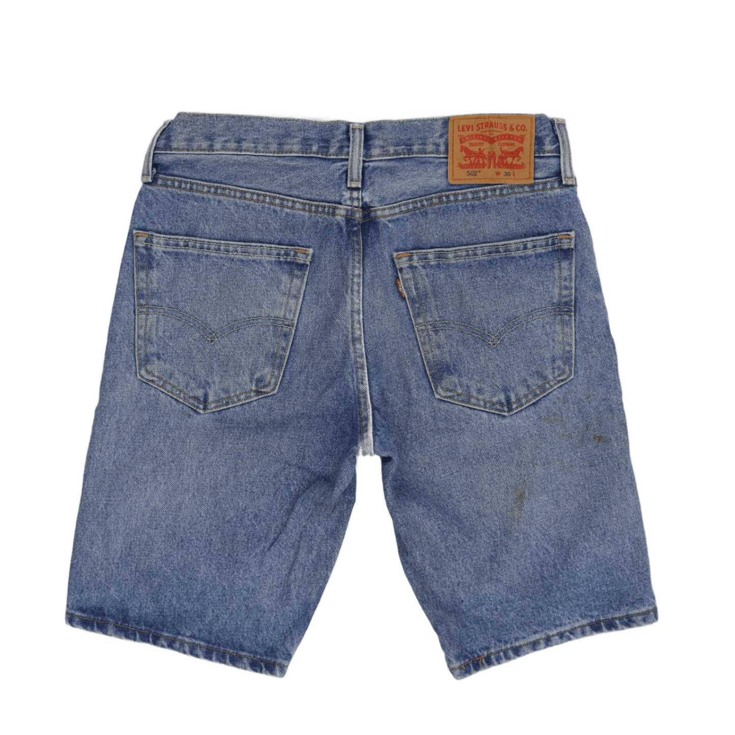 Levi's 502 Vintage Denim Shorts Blue W30 Cotton Men's