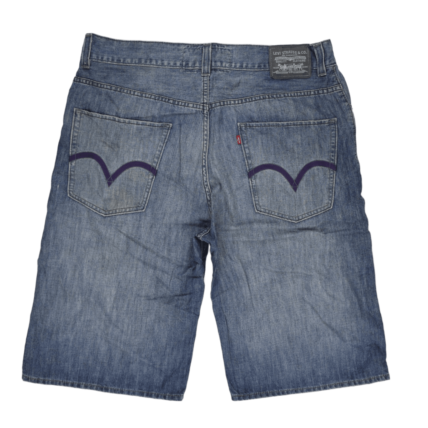 Levi's Blue Denim Shorts Men's Size W36 100% Cotton Relaxed Fit