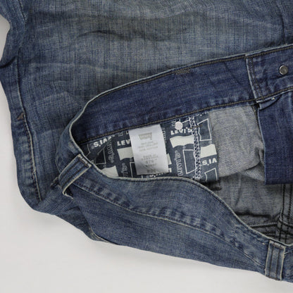 Levi's Blue Denim Shorts Men's Size W36 100% Cotton Relaxed Fit