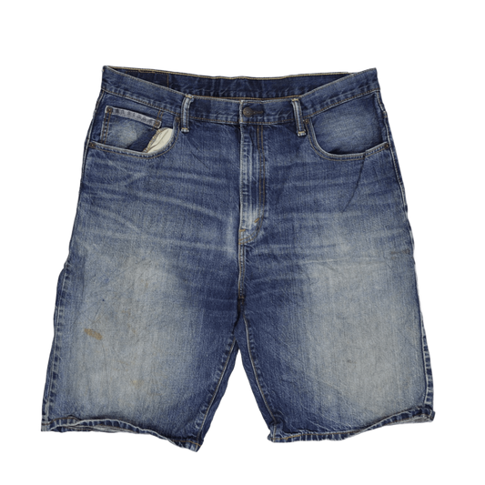 Levi's 569 Loose Fit Denim Shorts for Men Blue W36 Cotton Vintage
