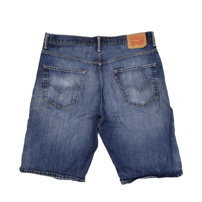 Levi's 569 Loose Fit Denim Shorts for Men Blue W36 Cotton Vintage