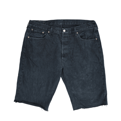 Levi's 501 Vintage Black Denim Shorts W34 L34 100 Cotton Preloved