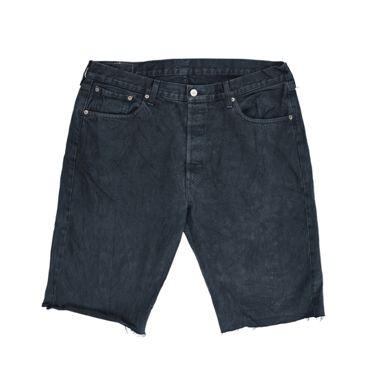 Levi's 501 Vintage Black Denim Shorts W34 L34 100 Cotton Preloved