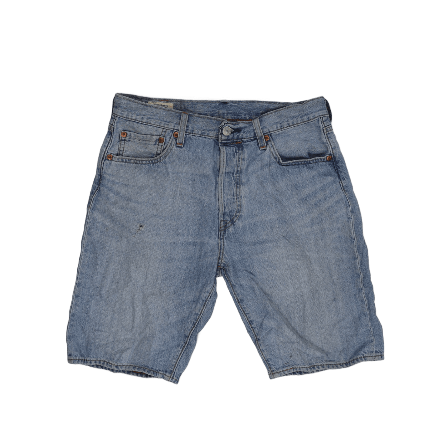 Levi's 501 Original Fit Denim Shorts Light Blue W30 100 Cotton Vintage