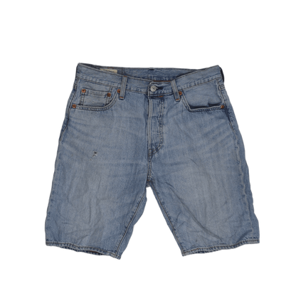 Levi's 501 Original Fit Denim Shorts Light Blue W30 100 Cotton Vintage